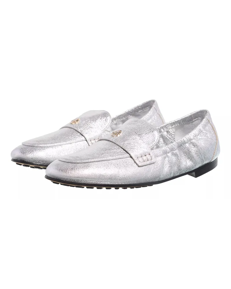 Tory Burch Loafer Ballet Loafer silberfarben 