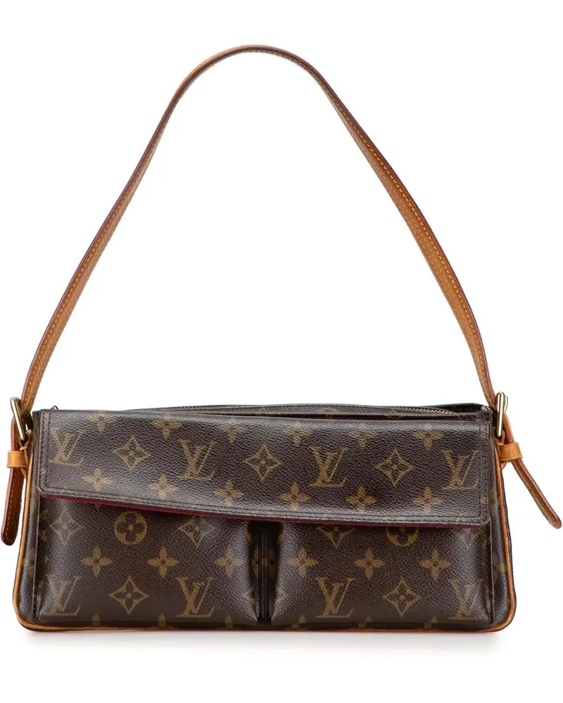 Louis Vuitton Hobo Bags Monogram Viva Cite MM braun Braun