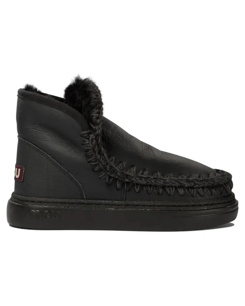 Mou Stiefel "Eskimo Bold" Ankle Boots schwarz Schwarz