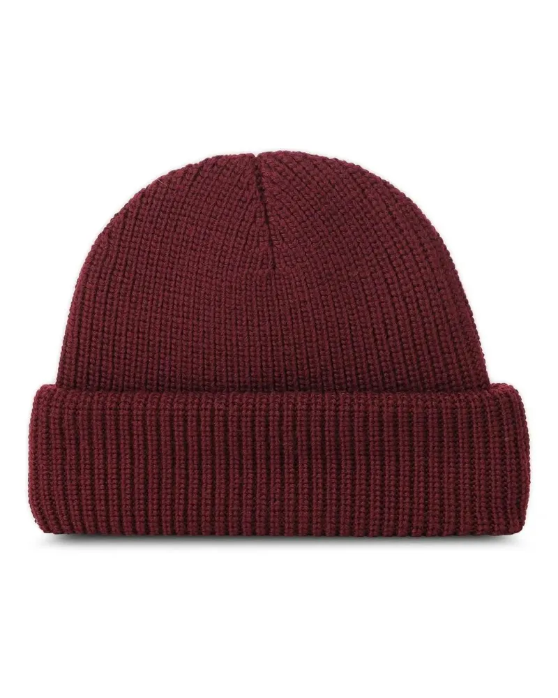 Altea Caps & Mützen Beanie aus Schurwolle rot Rot