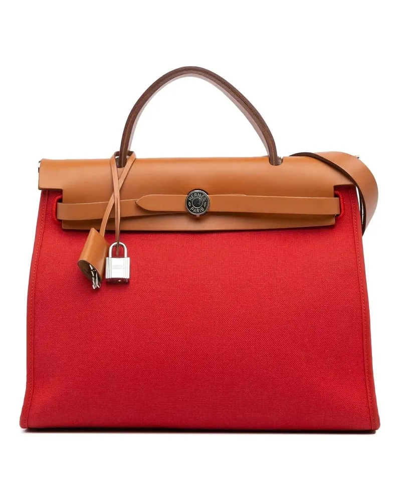 Hermès Hobo Bags 2015 Toile Herbag Zip 31 rot Rot