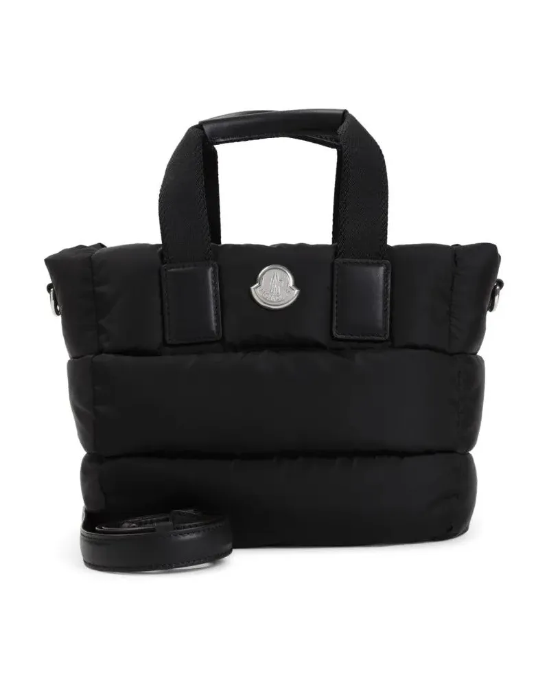 Moncler Shopper & Totes Quilted Black Shopper Bag schwarz Schwarz