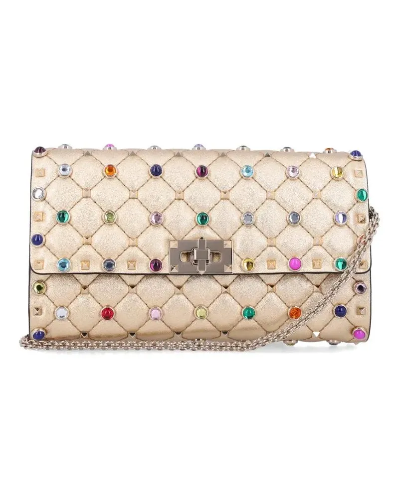 Valentino Garavani Hobo Bags Rockstud Spike Cabochon beige Beige