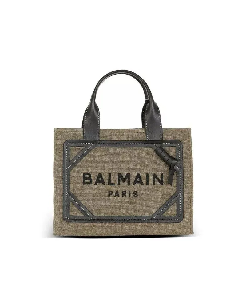 Balmain Shopper & Totes Small B-Army Logo Tote Bag grau Grau