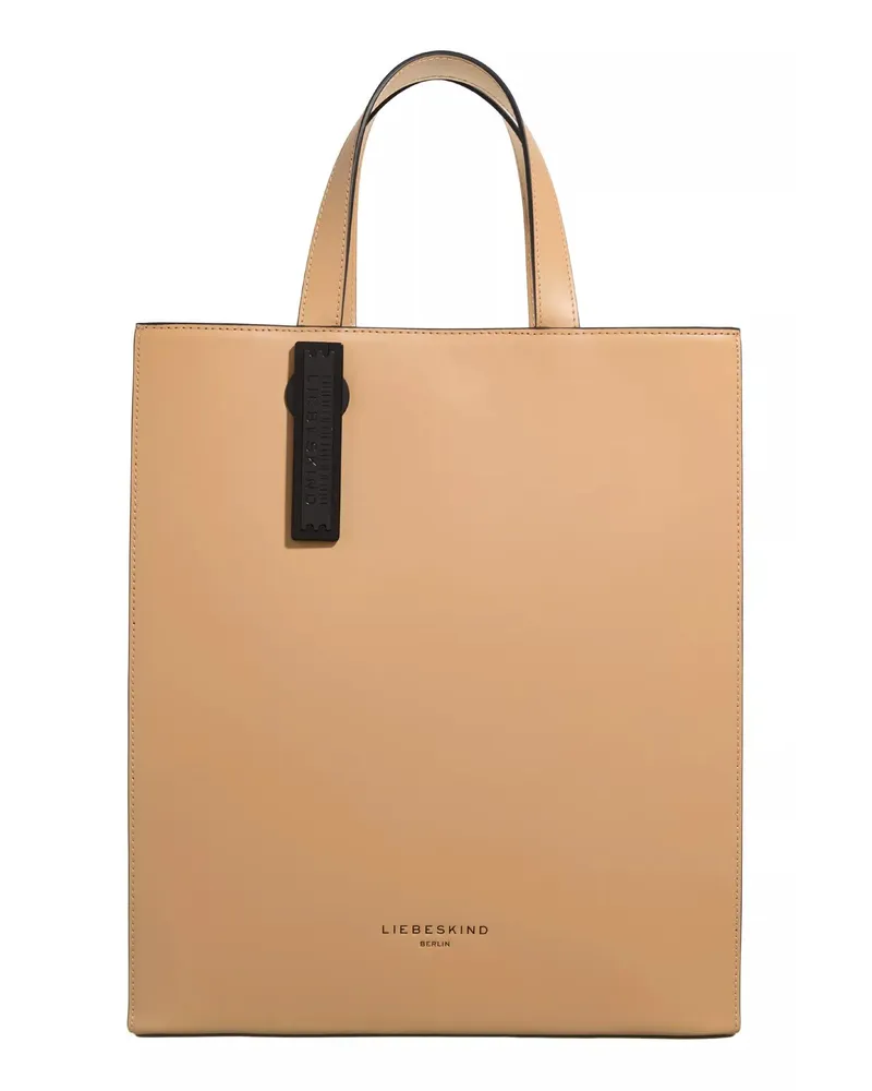 Liebeskind Tote Paper Bag Carter Bi-Color Paperbag M Beige