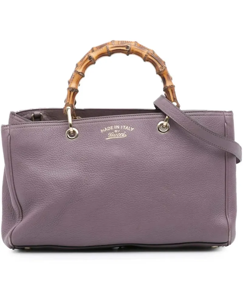 Gucci Hobo Bags Medium Calfskin Bamboo Shopper Satchel orange Orange