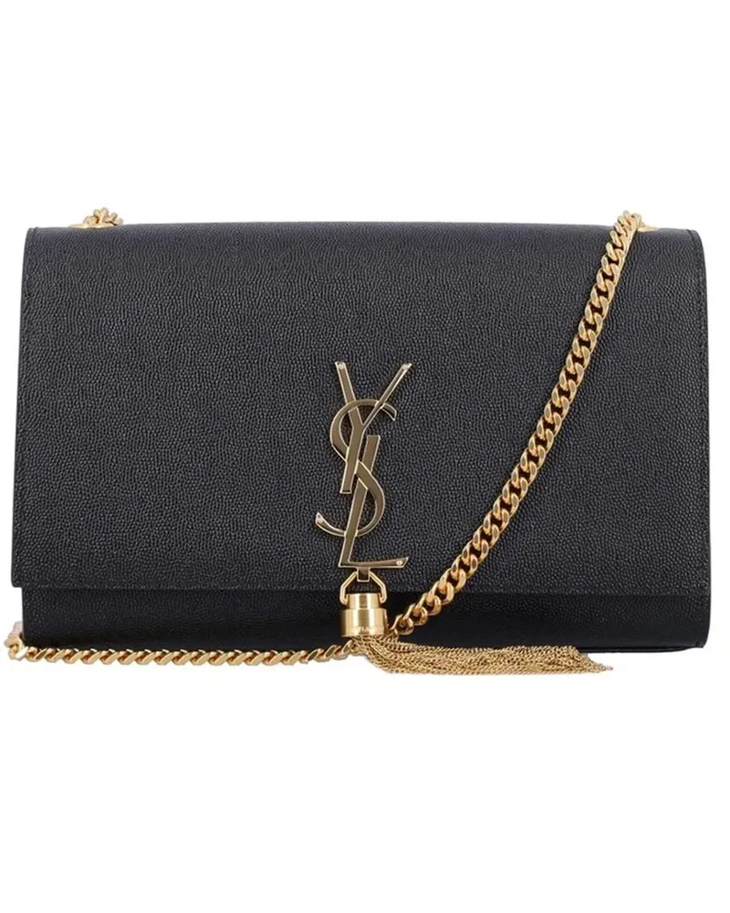 Saint Laurent Crossbody Bags  Kate Small Tassel Grain Leather Napk schwarz Schwarz