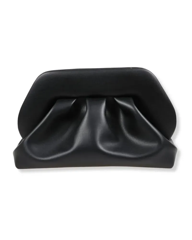 THEMOIRÈ Shopper & Totes Structured Black Handbag In Vegan Fabric schwarz Schwarz