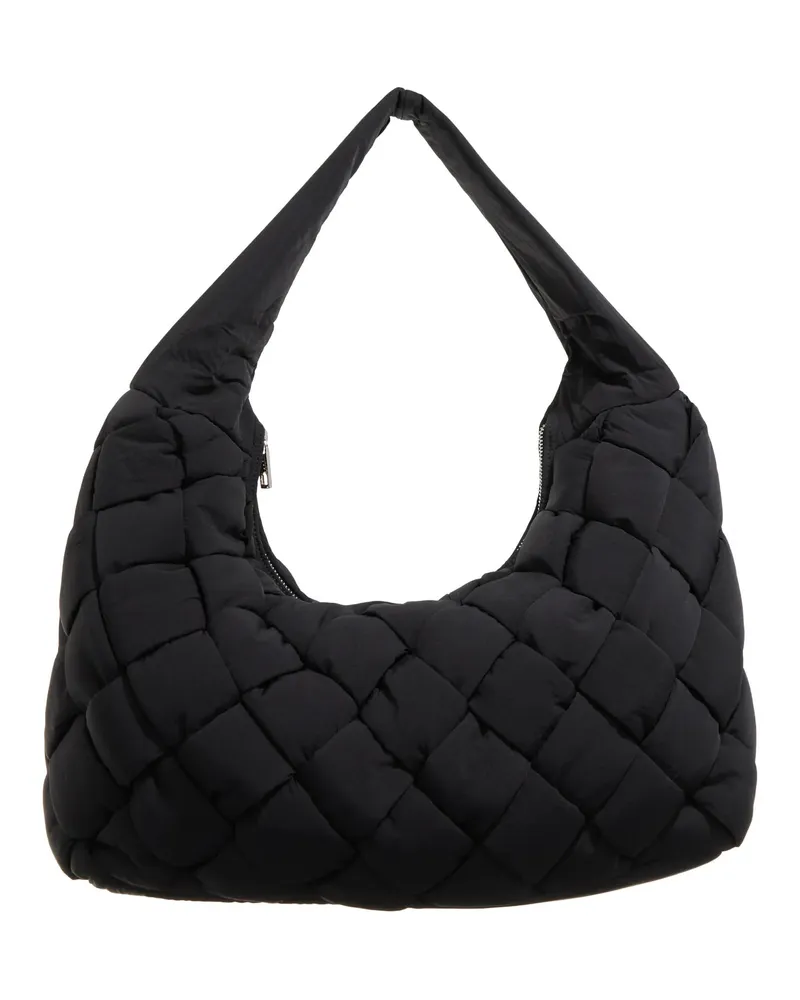Liebeskind Hobo Bags Bo Plain Weaved Nylon Hobo Bag L schwarz Schwarz