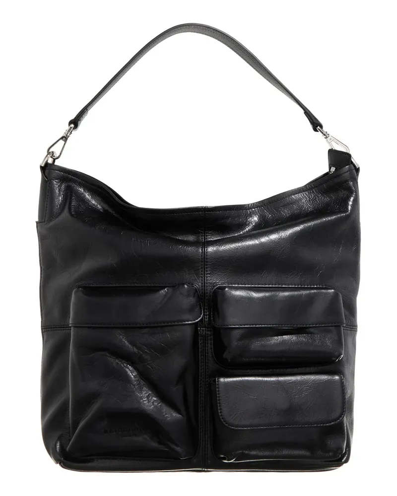 Liebeskind Hobo Bags Lk 204 Archive Lack Distressed Hobo Bag M schwarz Schwarz