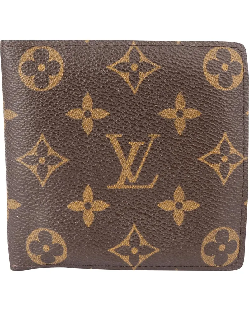 Louis Vuitton Portemonnaie  Canvas Monogram Marco Wallet braun Braun
