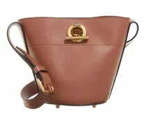 Crossbody Bags Metal Toggle Shoulder Bag braun