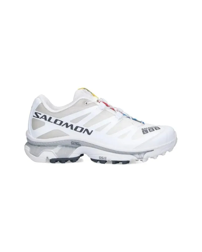 Salomon Low-Top Sneaker White Xt-4 Sneakers With Integrated Quicklace™ Sys weiß Weiß