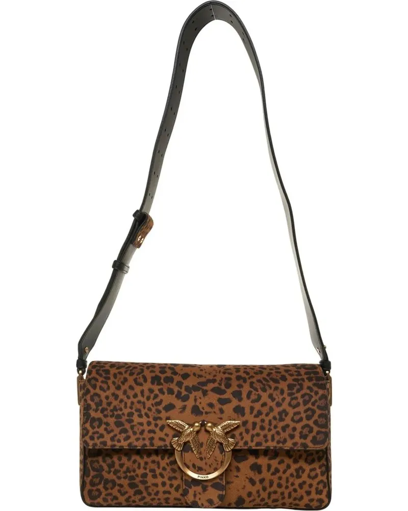 Pinko Hobo Bags Shoulder bag 'Love One Slouchy' braun Braun