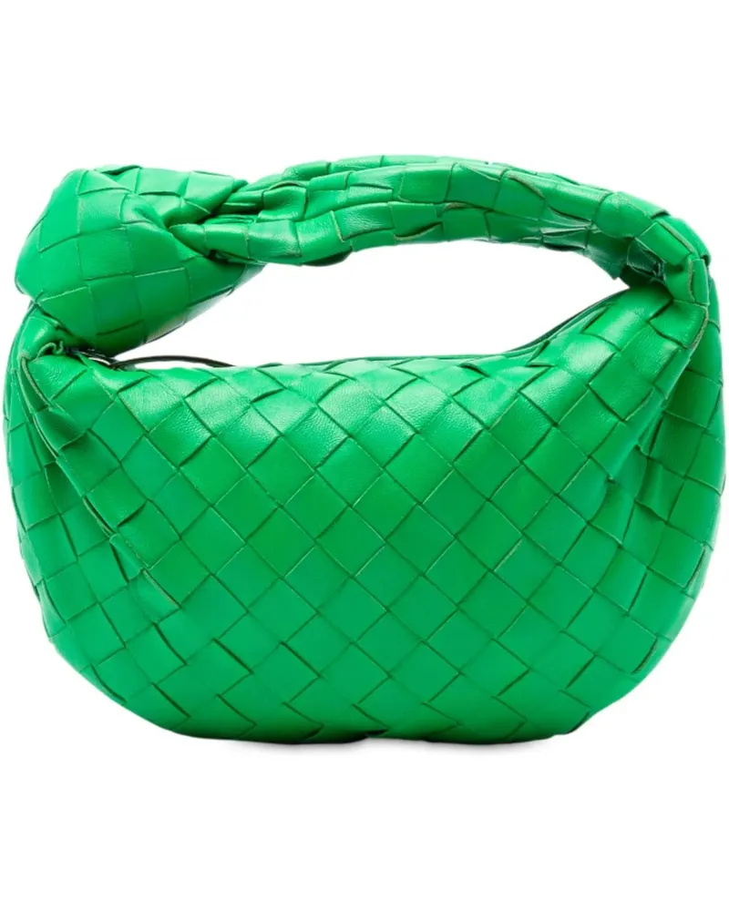 Bottega Veneta Hobo Bags Mini Nappa Intrecciato Jodie grün Grün