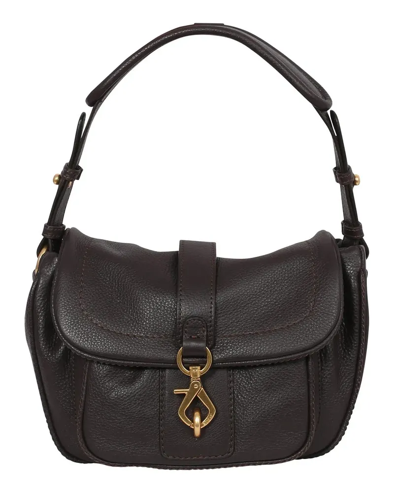 Abro Hobo Bags Schultertasche STAR SADDLE braun Braun
