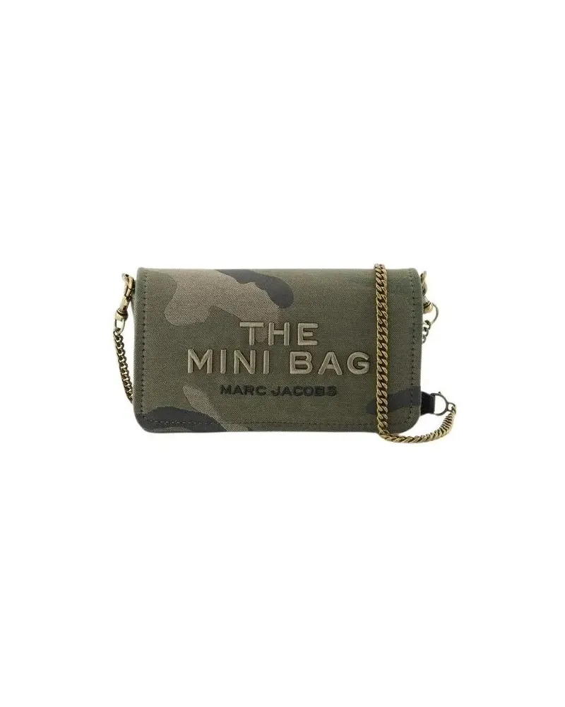 Marc Jacobs Hobo Bags The Mini Crossbody - Cotton - Printed grün Grün