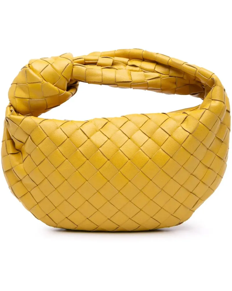 Bottega Veneta Hobo Bags Mini Nappa Intrecciato Jodie gelb Gelb