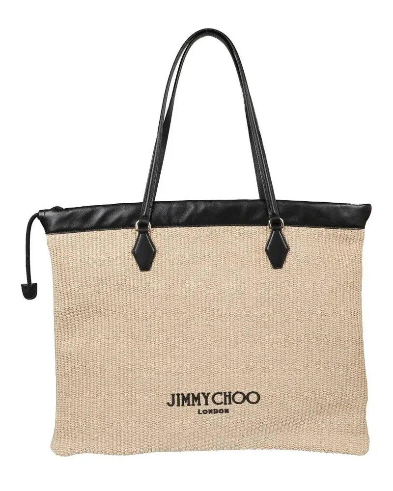 Jimmy Choo Shopper & Totes Woven Tote Bag beige Beige