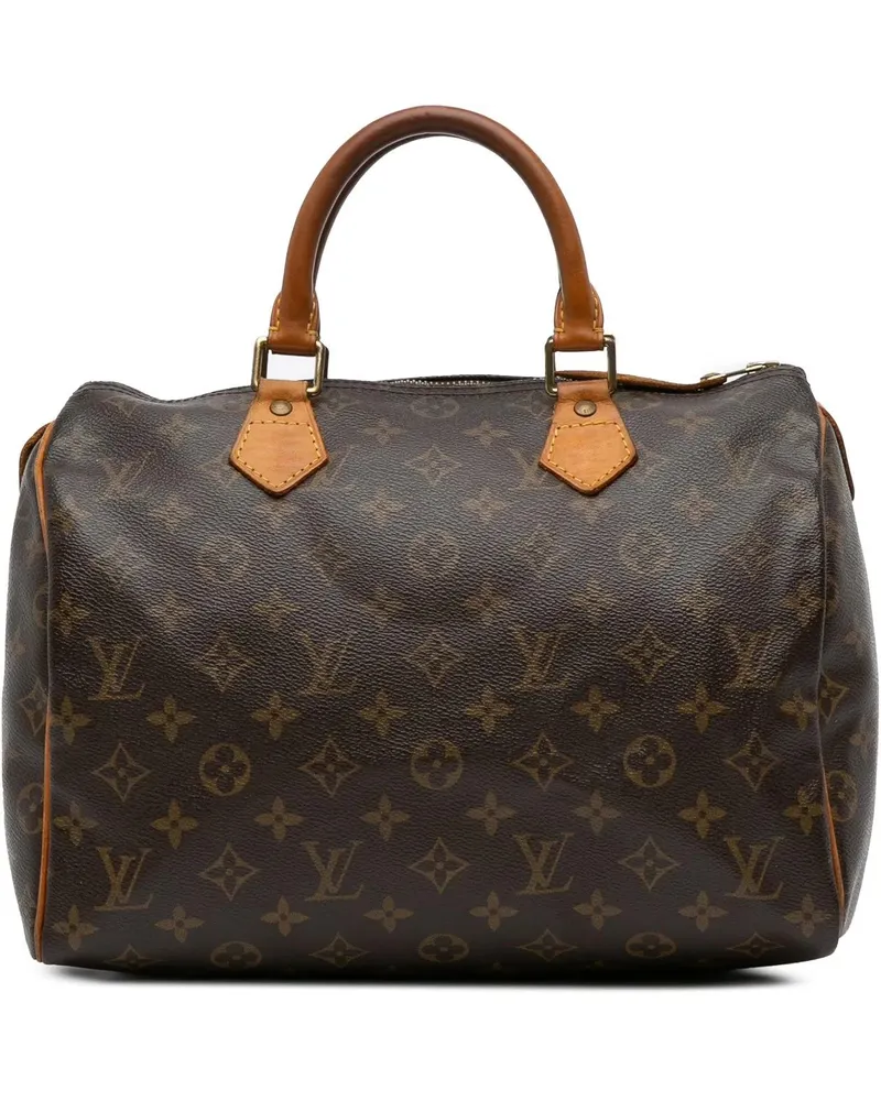 Louis Vuitton Crossbody Bags Monogram Speedy 30 braun Braun