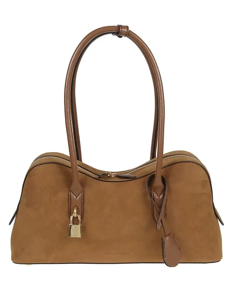 Stella McCartney Shopper & Totes Sculptural Tote Bag In Vegan Suede braun Braun