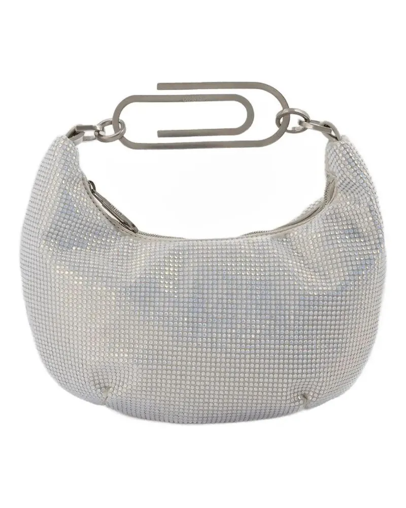OFF-WHITE Crossbody Bags Binder Clip 20 Bag In Strass / Blue blau Blau