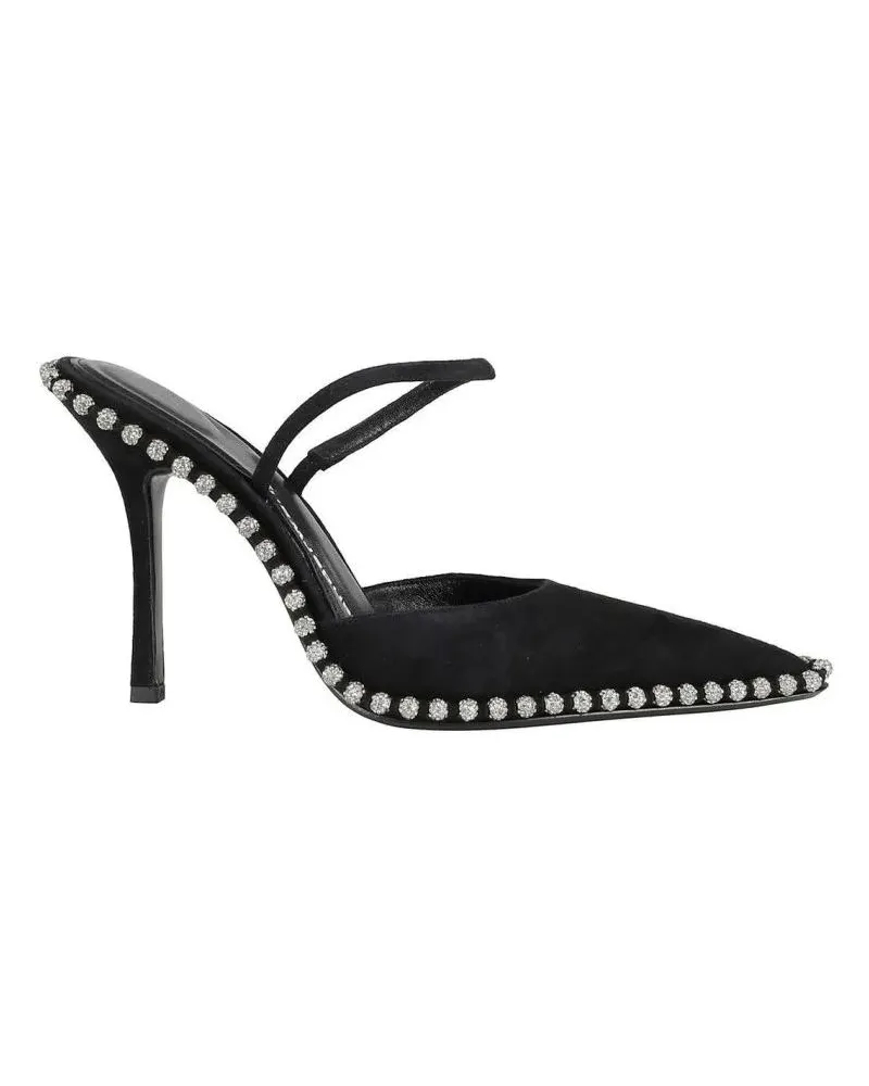 Alexander Wang Hohe Schuhe 105Mm Heel Black Slingback Pump With Pointed Toe schwarz Schwarz