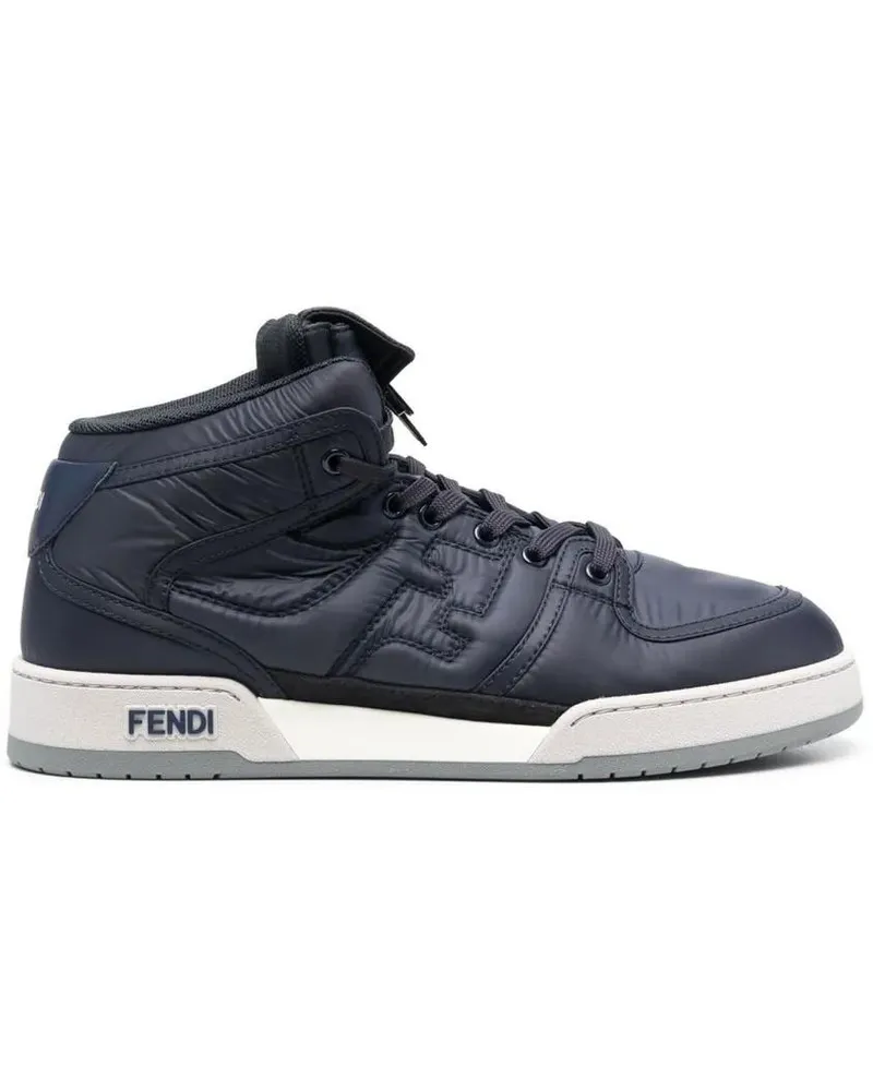 Fendi Low-Top Sneaker High-Top Sneakers With Textured Finish And Secure schwarz Schwarz