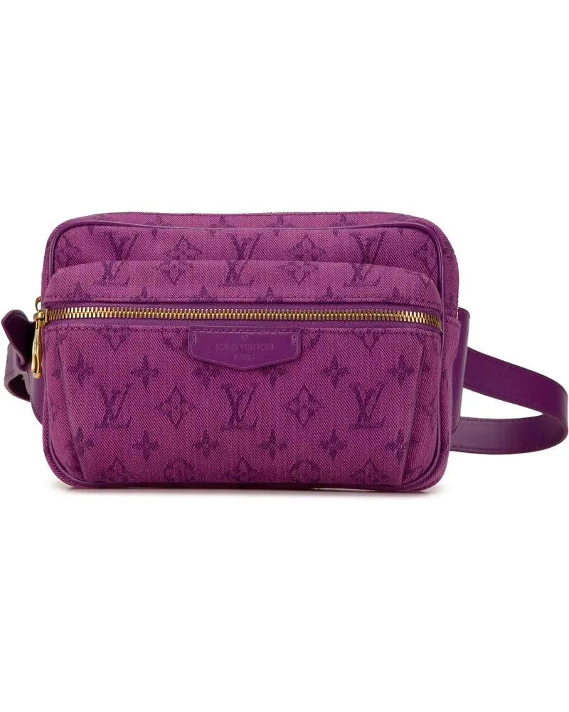 Louis Vuitton Bauchtaschen 2019 Monogram Denim Outdoor Bumbag orange Orange