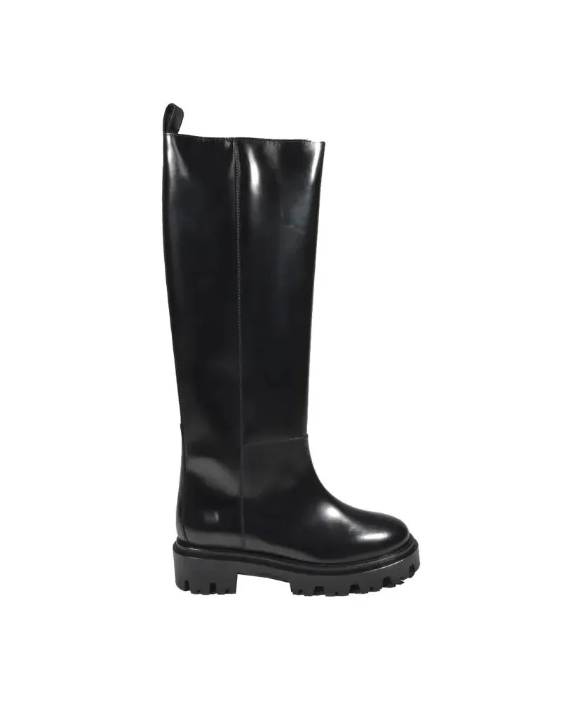 Isabel Marant Stiefel Black Leather Cener Boots schwarz Schwarz