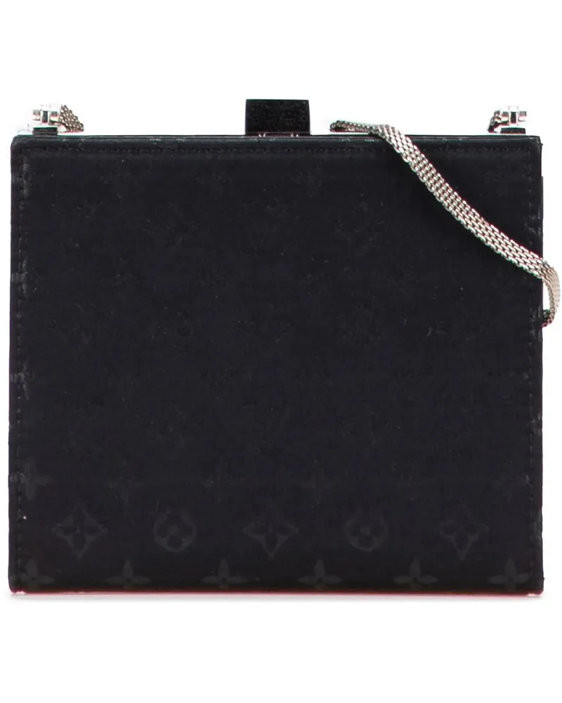 Louis Vuitton Hobo Bags Monogram Satin Mini Ange schwarz Schwarz