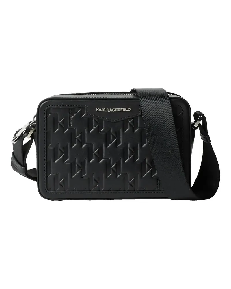 Karl Lagerfeld Crossbody Bags K/LOOM KAMERATASCHE AUS LEDER schwarz Schwarz
