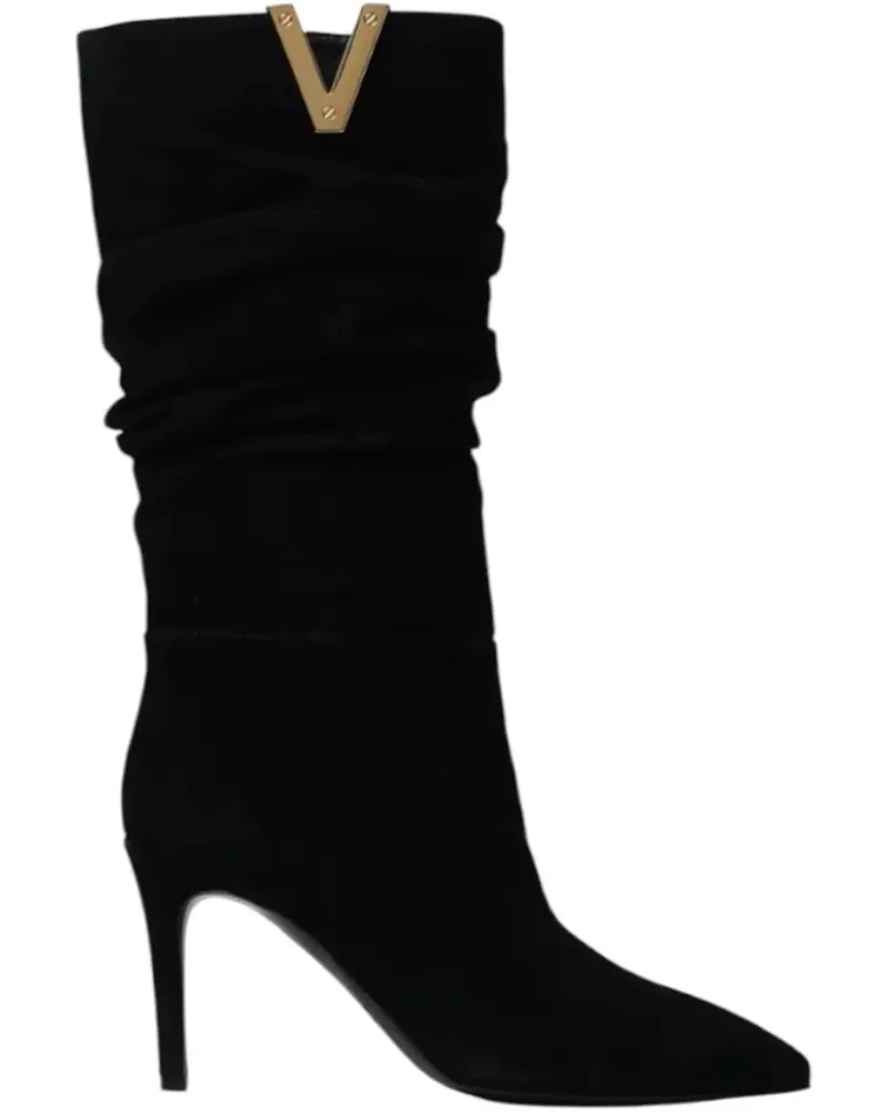 Via Roma 15 Stiefel Boots Black schwarz Schwarz