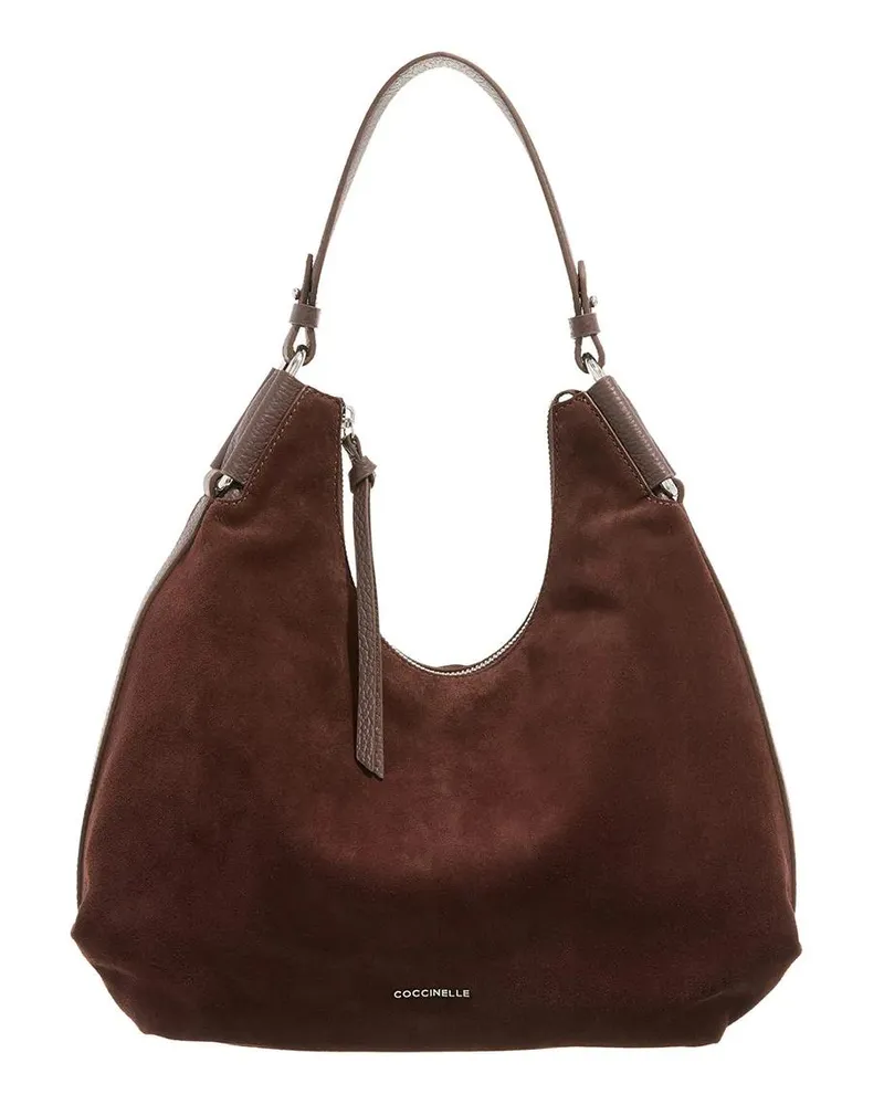 Coccinelle Hobo Bags  Rebekka Suede braun Braun