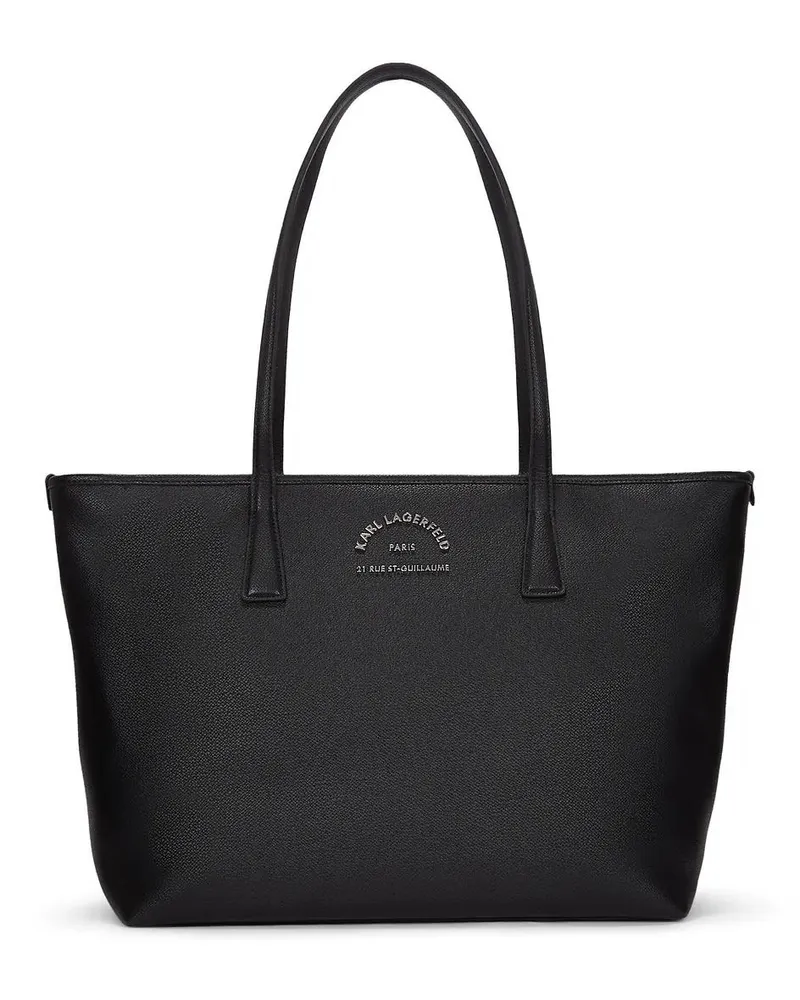 Karl Lagerfeld Shopper RUE ST-GUILLAUME METALL-TOTE-BAG schwarz Schwarz