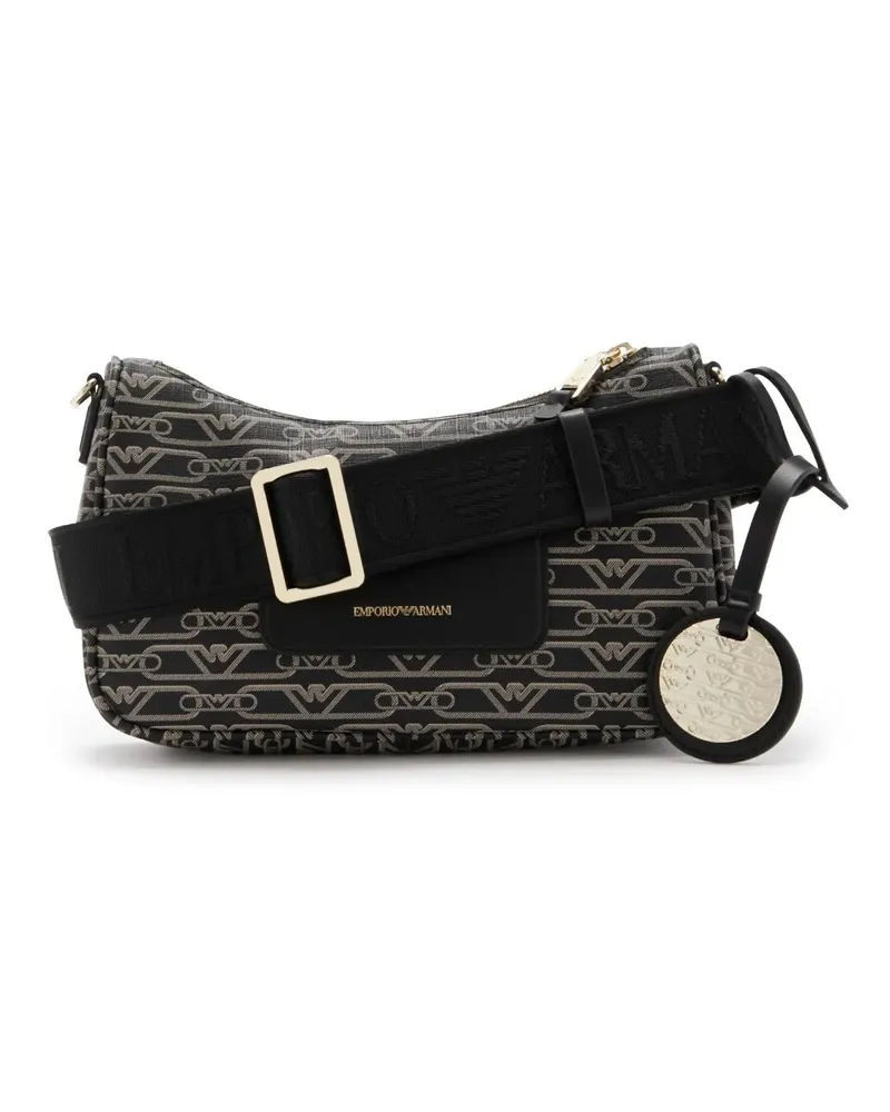 Emporio Armani Clutches Monogram Ba schwarz Schwarz