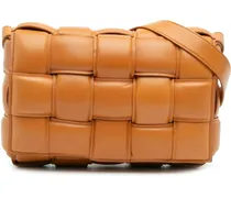 Hobo Bags Nappa Intrecciato Padded Cassette Crossbody braun