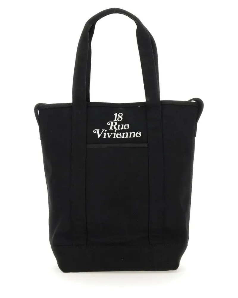 Kenzo Shopper & Totes Structured Black Leather Handbag With Dual Handles schwarz Schwarz