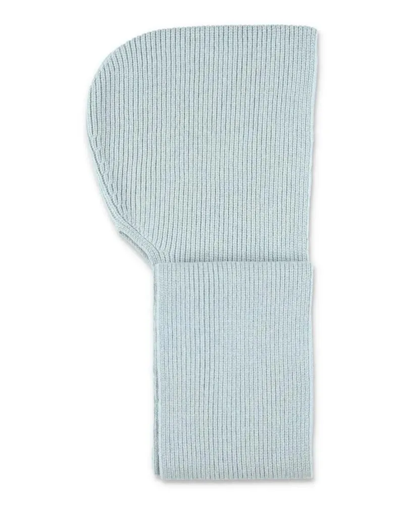 Studio Nicholson Tücher & Schals Rib Knit Hooded Scarf grau Grau