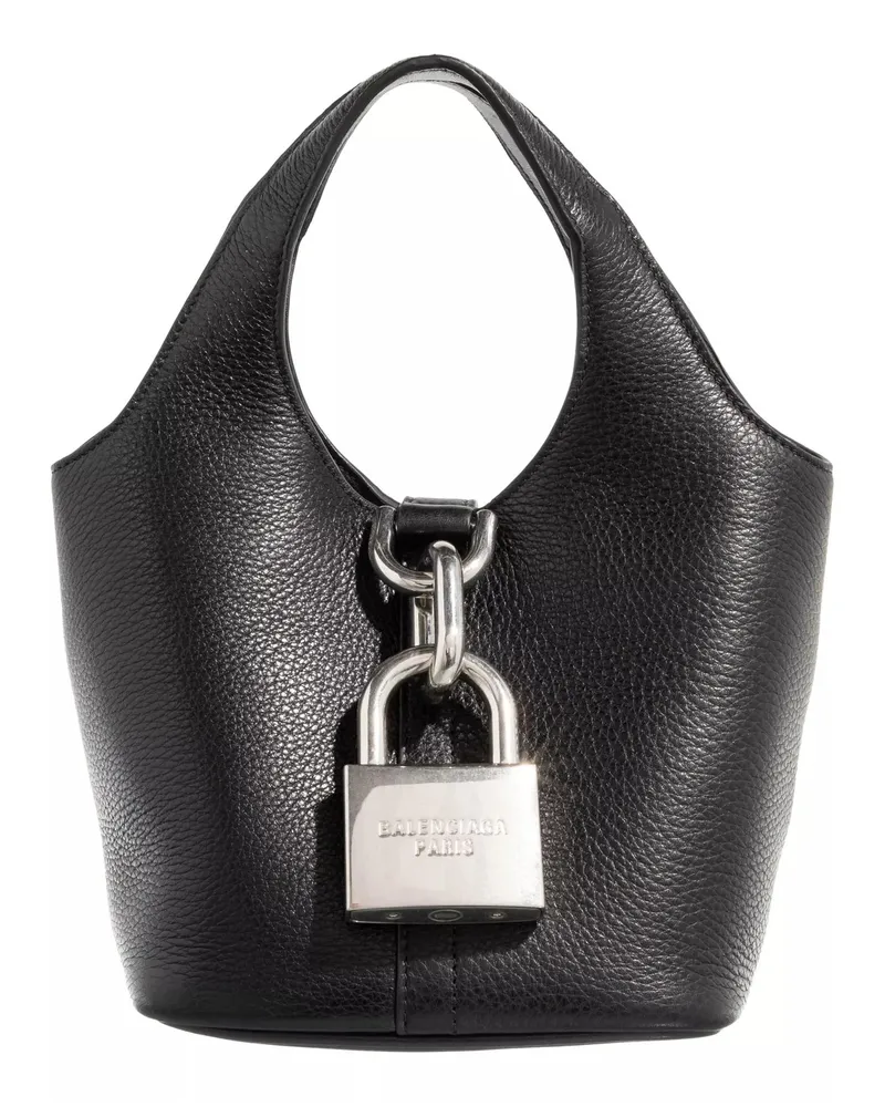 Balenciaga Crossbody Bags Locker Handbag Leather schwarz Schwarz