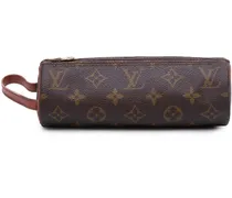 Portemonnaie Monogram Trousse Ronde Pencil Case 20 braun