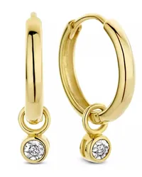 Isabel Bernard Ohrringe  De la Paix damen Creolen 585 Gold I Gold