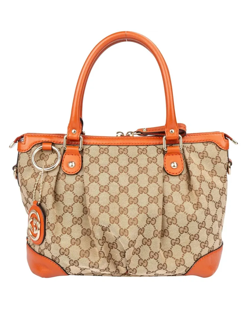 Gucci Crossbody Bags  GG Monogram Sukey Handbag braun Braun