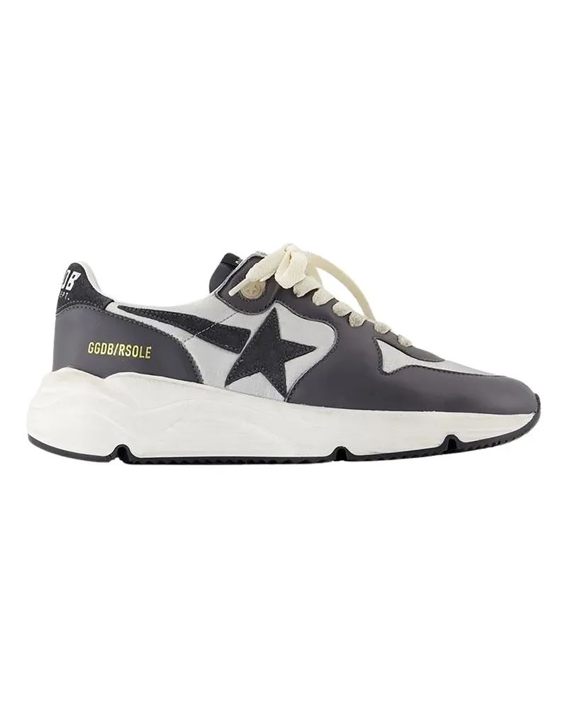 Golden Goose Low-Top Sneaker Running Sneakers - Leather - Silver grau Grau