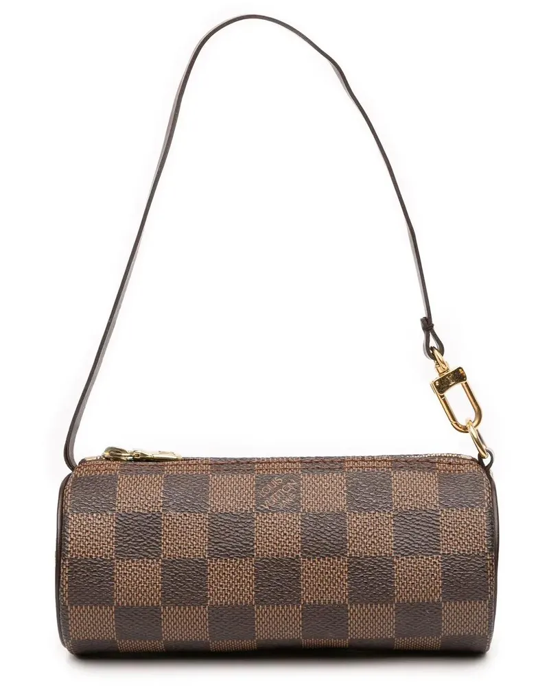 Louis Vuitton Crossbody Bags Damier Ebene Papillon Pochette braun Braun