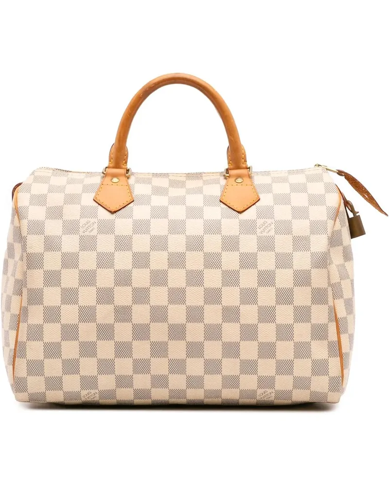 Louis Vuitton Crossbody Bags Damier Azur Speedy 30 weiß Weiß