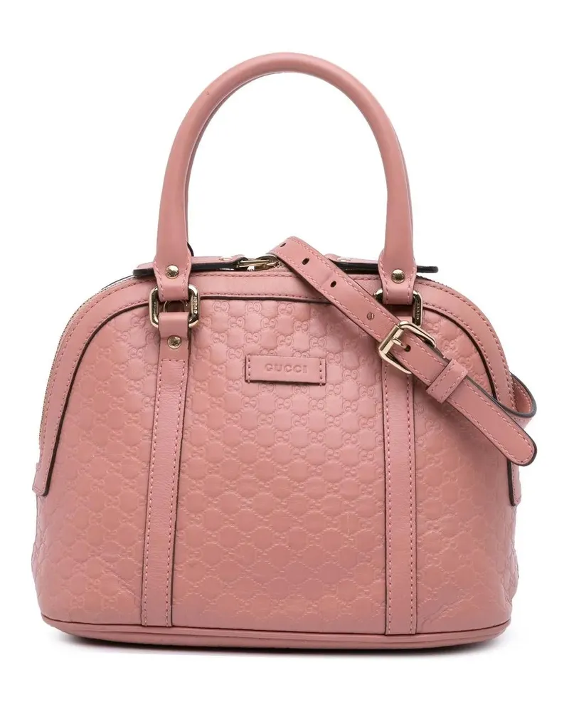 Gucci Hobo Bags Mini Microssima Dome Satchel rosa Gold