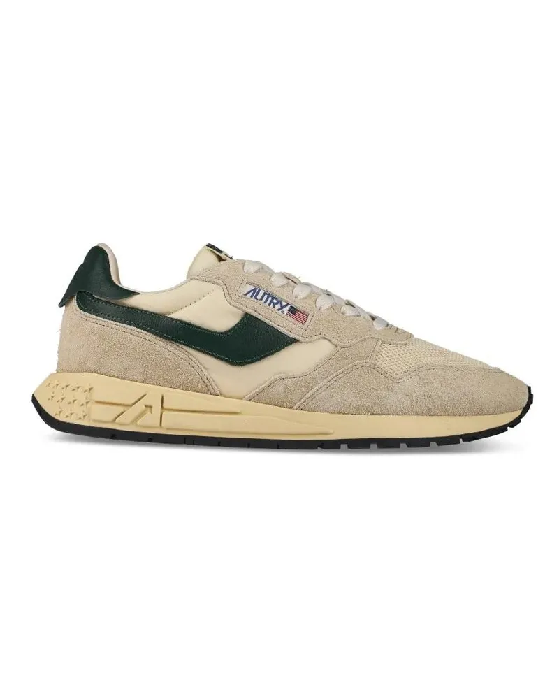 AUTRY Low-Top Sneaker Vintage-Inspired Beige Sneakers With Multi-Color L beige Beige
