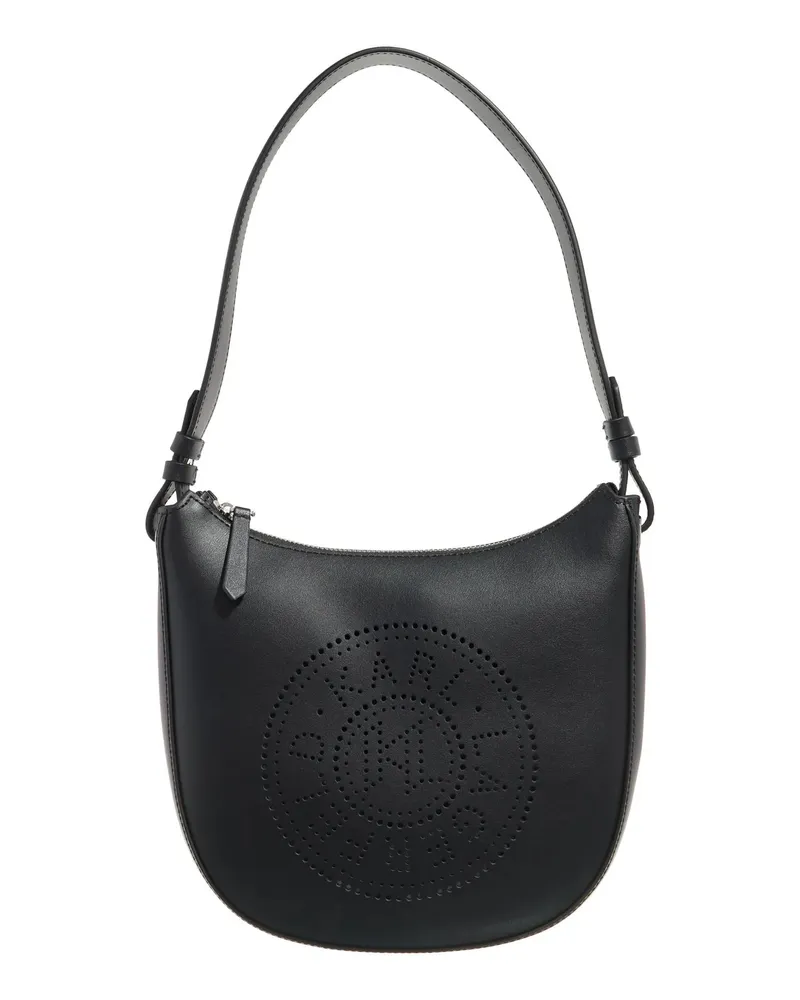 Karl Lagerfeld Hobo Bags K/Circle Moon Shb Perforated schwarz Schwarz