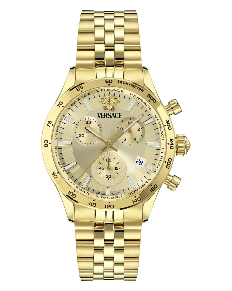 Versace Uhren Quartz Chronograph Watch Hell.chr Petite Spec. (Wc gold Gold